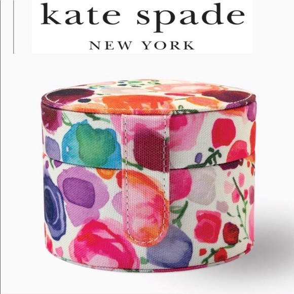 kate spade Jewelry - Kate Spade Floral Travel Jewelry Box / Case